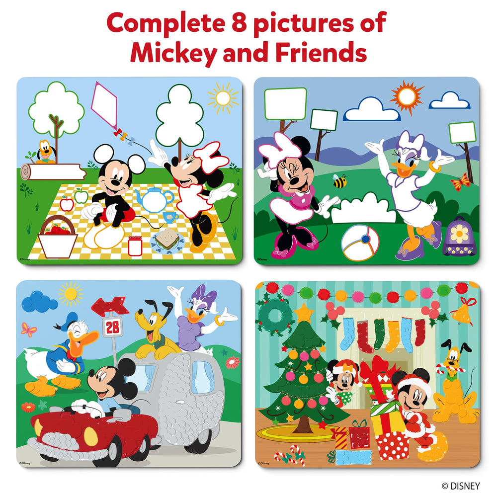 Instruction manual for Skillmatics Dot It Sticker Art guiding quick setup for creativity
