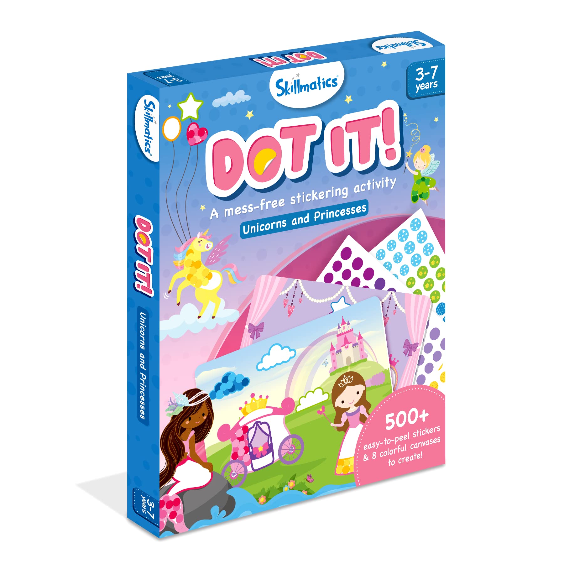Skillmatics Dot It gift-ready kit for unicorns and princess lovers.
