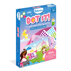 Skillmatics Dot It gift-ready kit for unicorns and princess lovers.