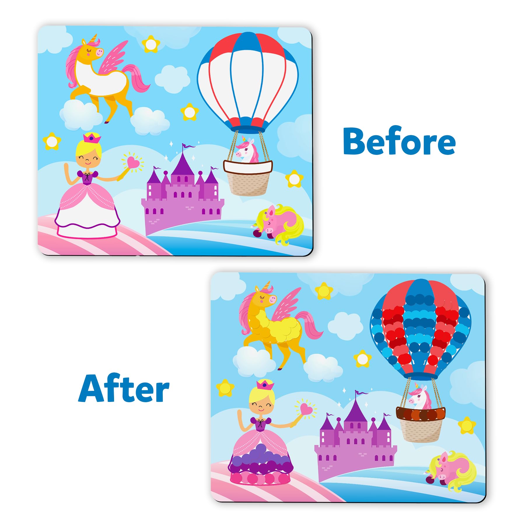 Skillmatics Dot It stickers support fine motor skills via deliberate placement.