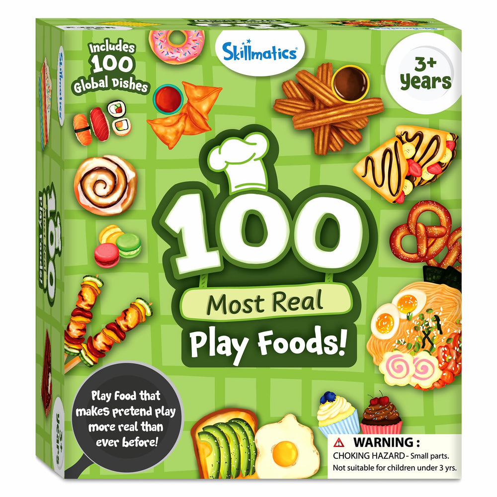 Skillmatics develops fine motor skills through sorting and assembling pretend meals