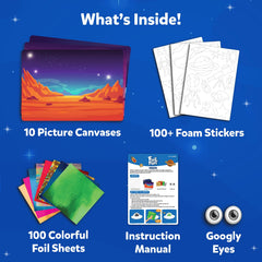 Skillmatics Foil Fun Colourful Foil Sheets for shiny, quick projects