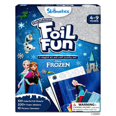 Skillmatics Foil Fun Disney Frozen stickers and canvases spark creative, mess-free play.