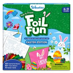 Skillmatics Foil Fun Easter cards with foil sheets add sparkle to greeting designs.