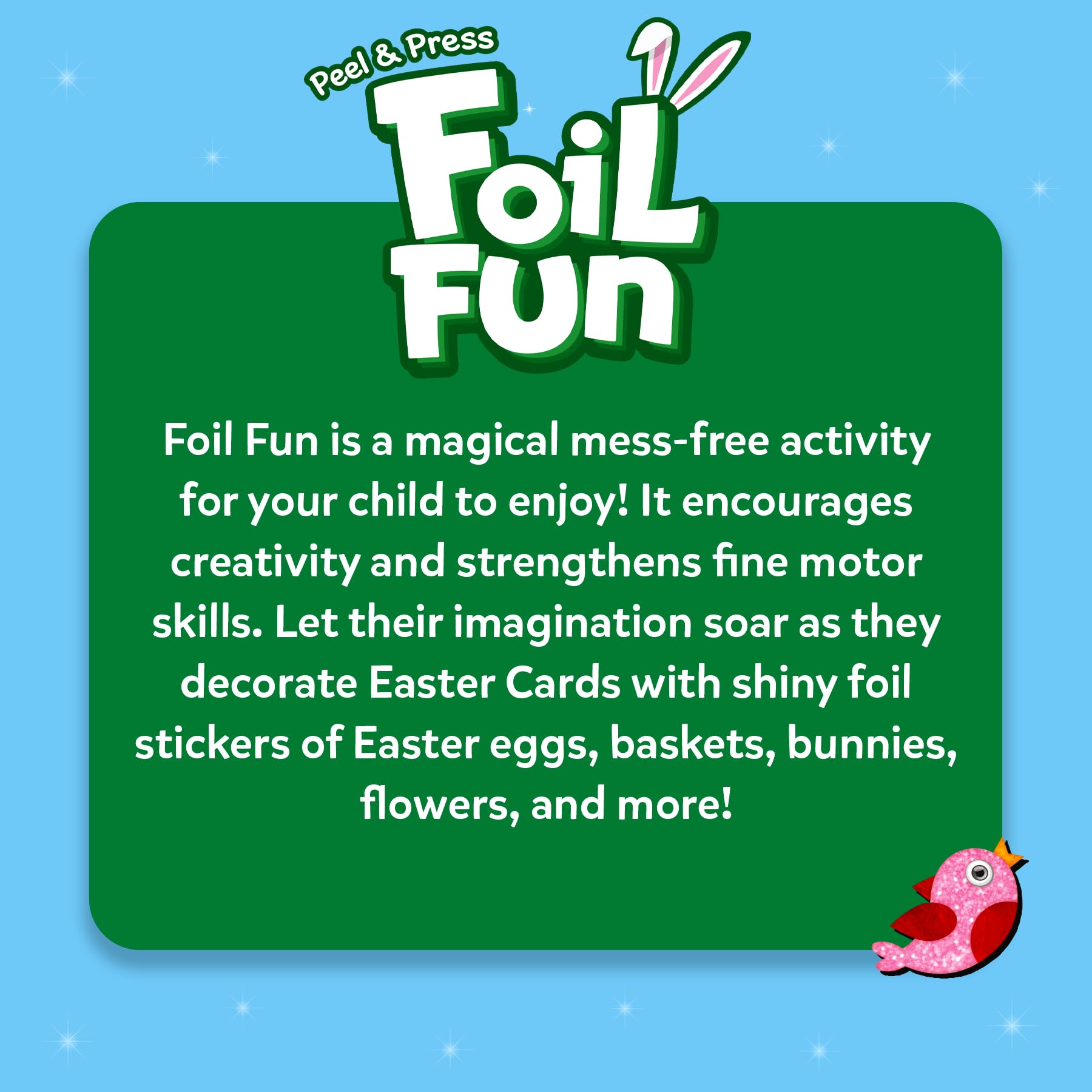Skillmatics Foil Fun Easter cards are a thoughtful, screen-free gift option for celebrations.