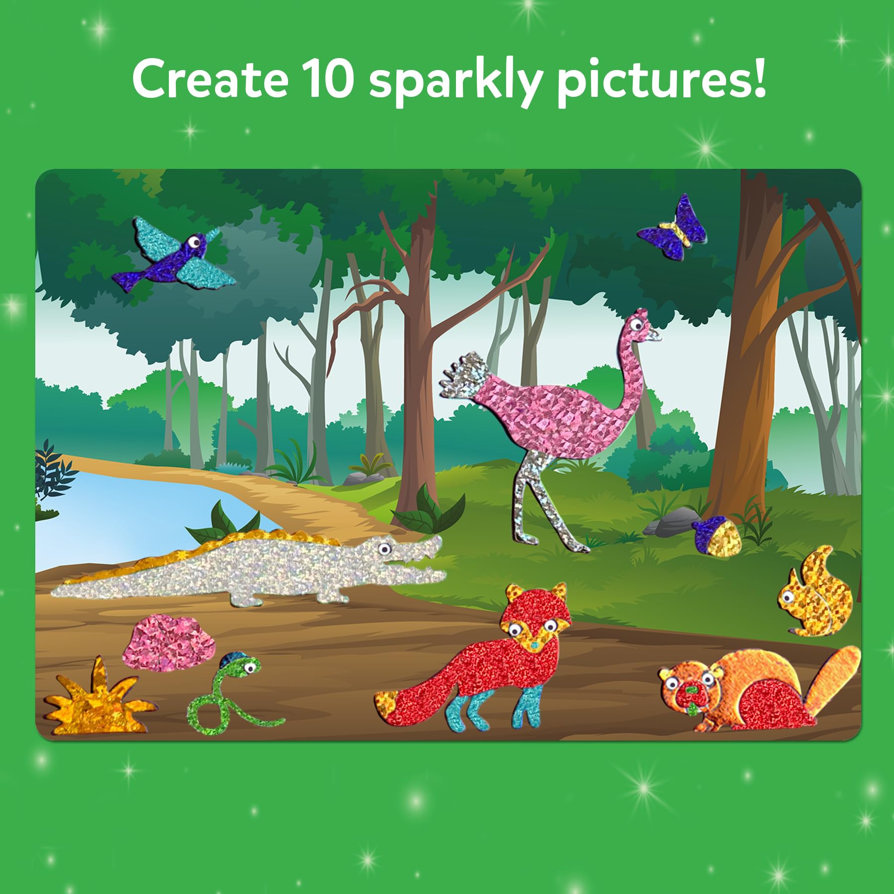 Skillmatics Foil Fun foil sheets variety pack: sparkly sheets to pair with child-friendly canvases.
