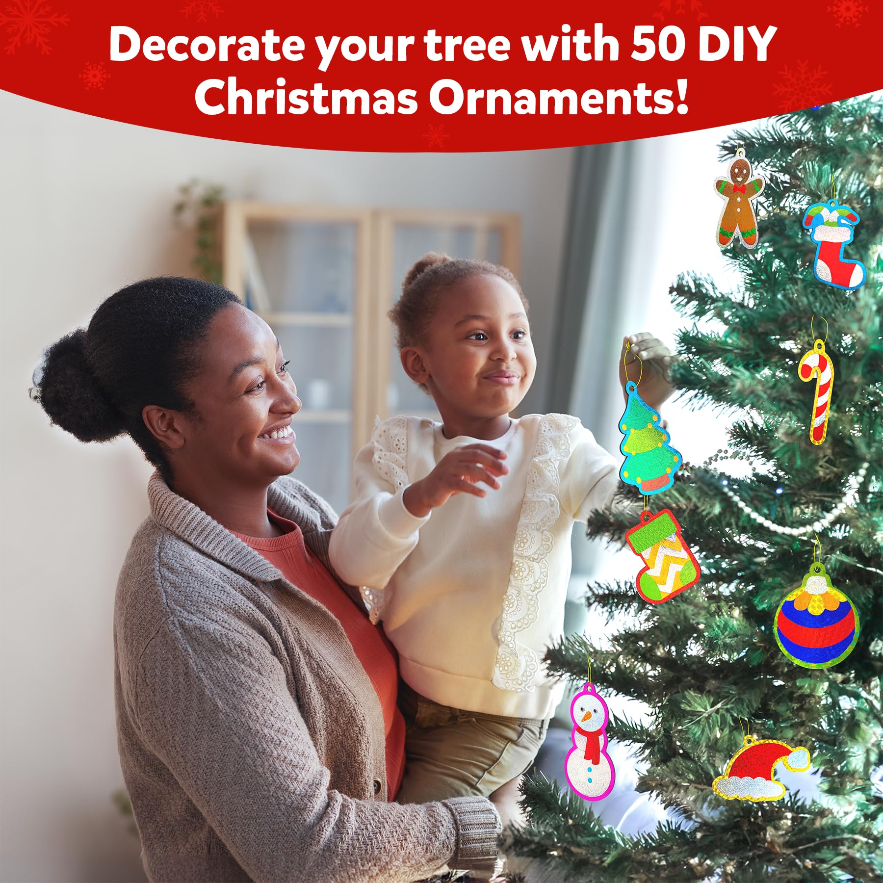 Skillmatics Foil Fun golden strings ideal for hanging finished ornaments with flair.