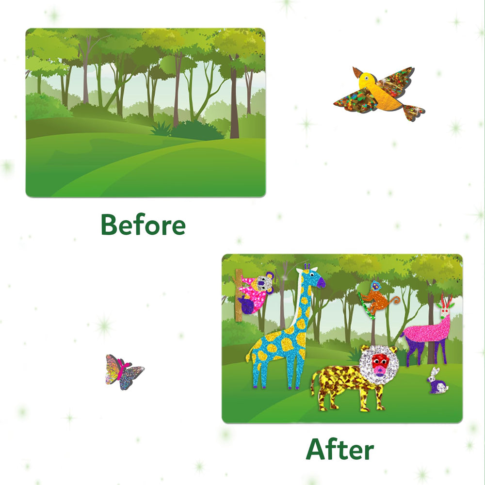Skillmatics Foil Fun googly eyes set: adds character and playful details to artworks.