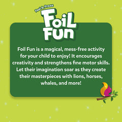 Skillmatics Foil Fun instruction manual helps families start crafts easily