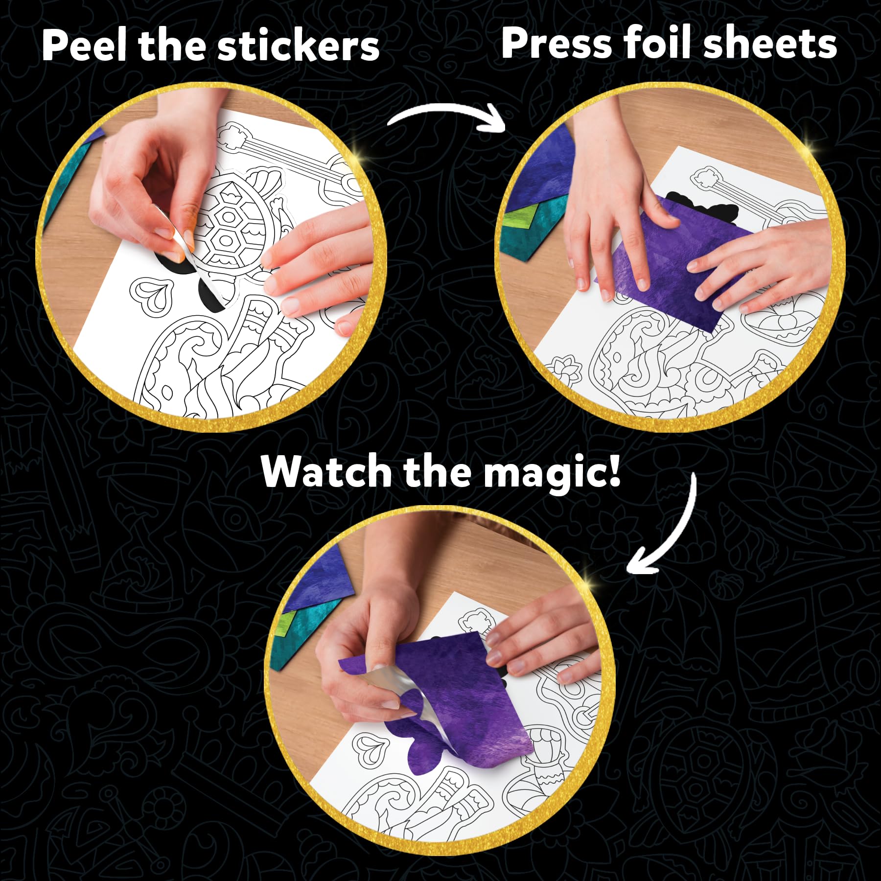 Skillmatics Foil Fun promotes meditative, creative play for all ages and skill levels.