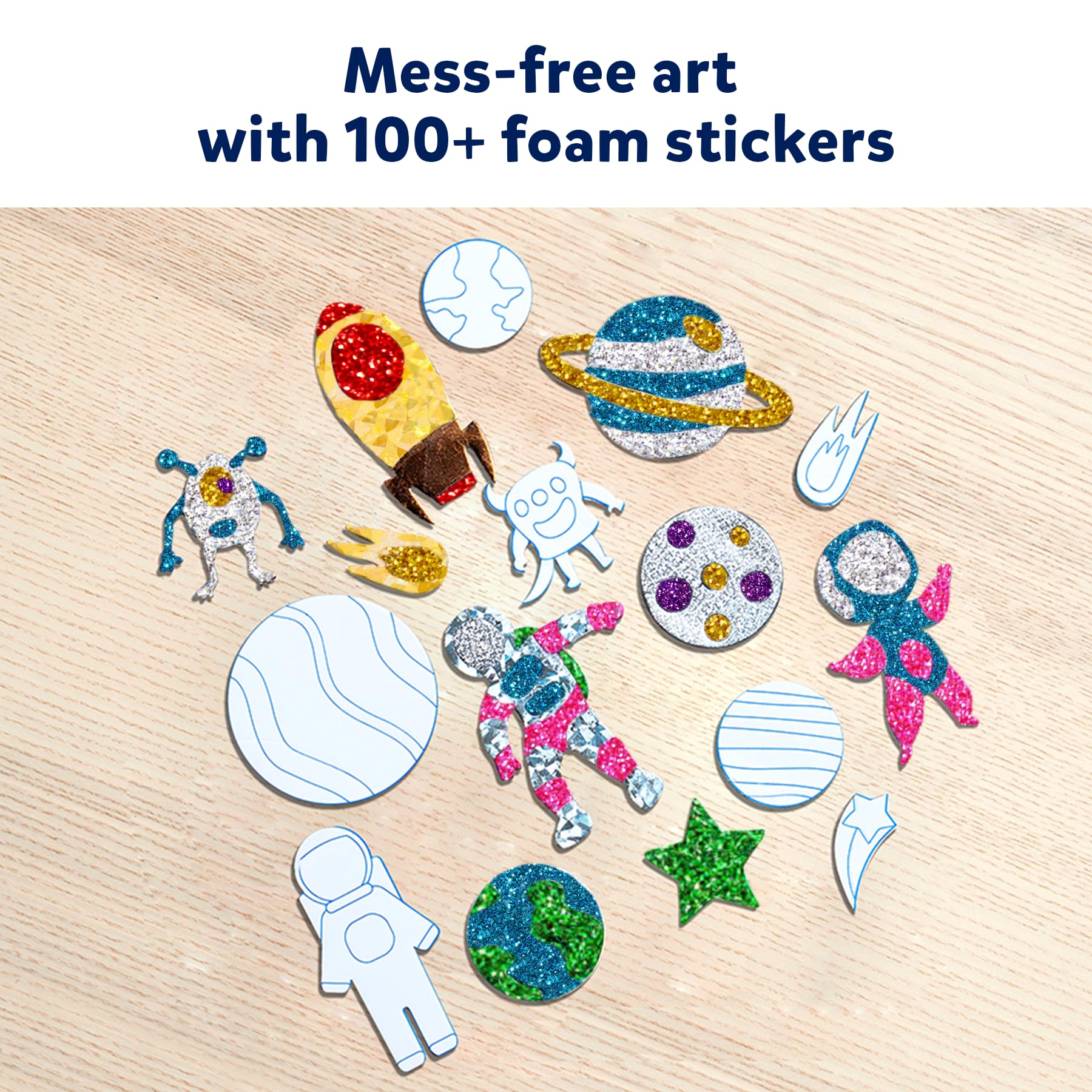 Skillmatics Foil Fun No Glue No Mess for easy cleanup during crafts