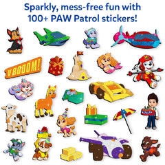 Skillmatics Foil Fun PAW Patrol compact set minimizes mess while delivering shine