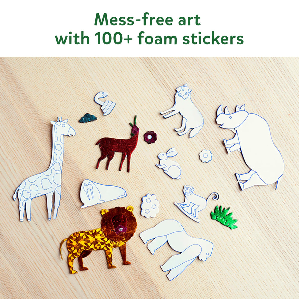 Skillmatics Foil Fun picture canvases collection: multiple scenes fuel imagination during travel.