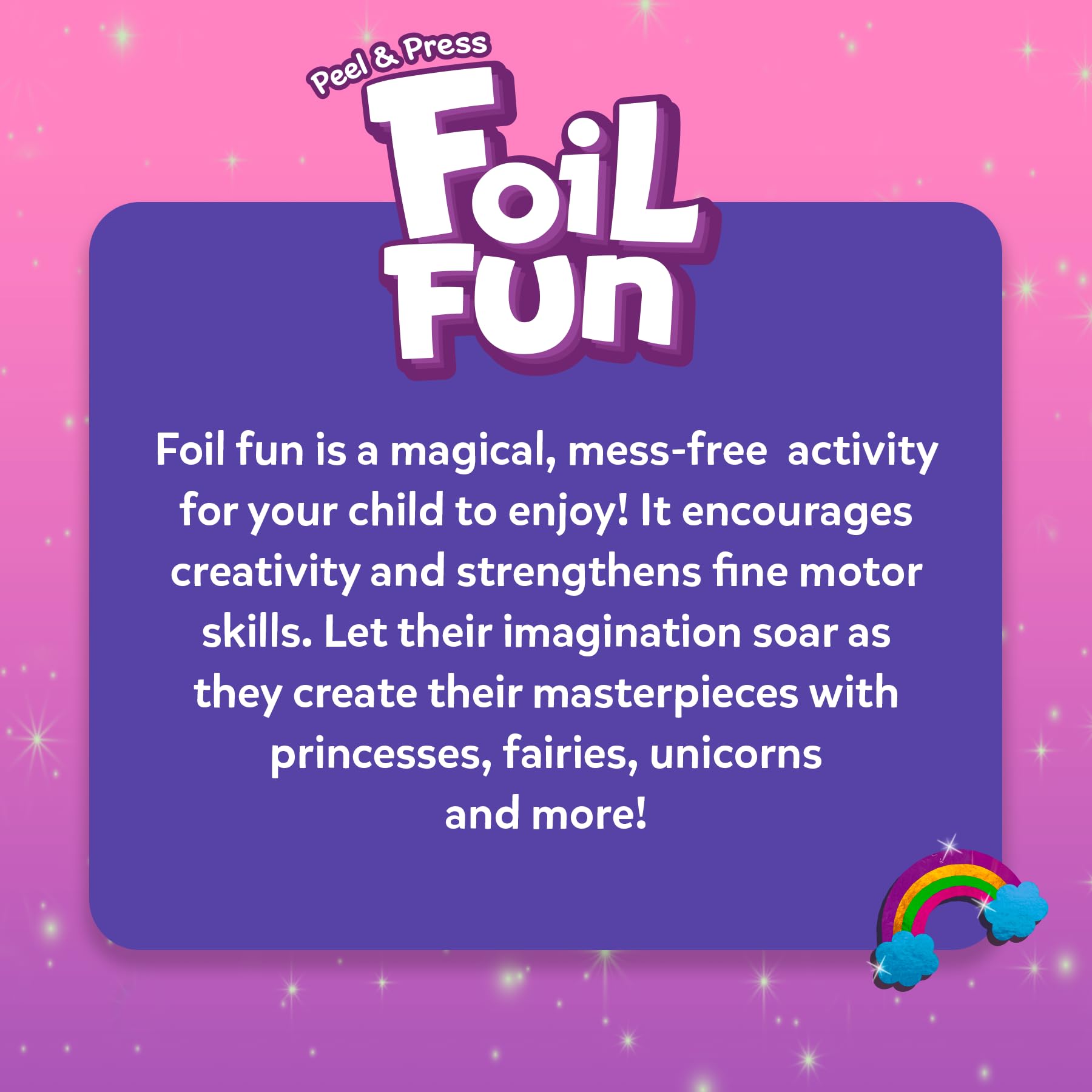 Skillmatics Foil Fun portable craft kit for travel creativity