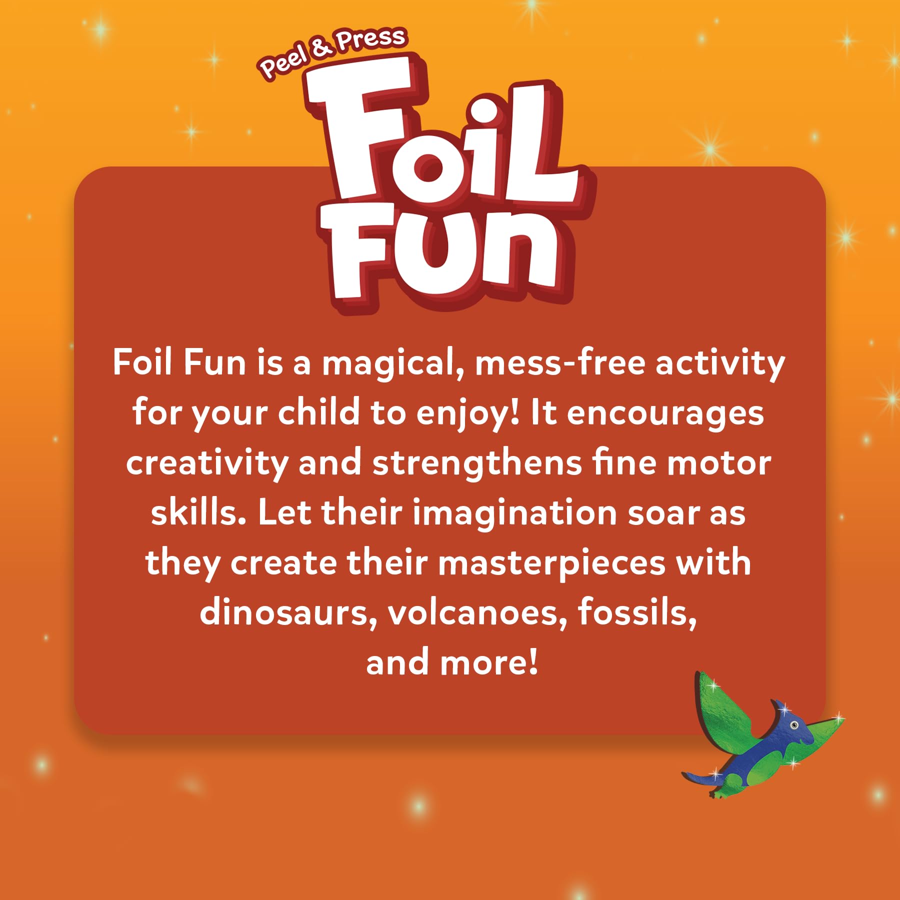 Skillmatics Foil Fun portable kit supports creative play anywhere.