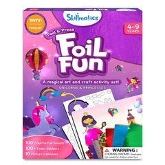 Skillmatics Foil Fun unicorns picture canvas for sparkly, mess-free creativity