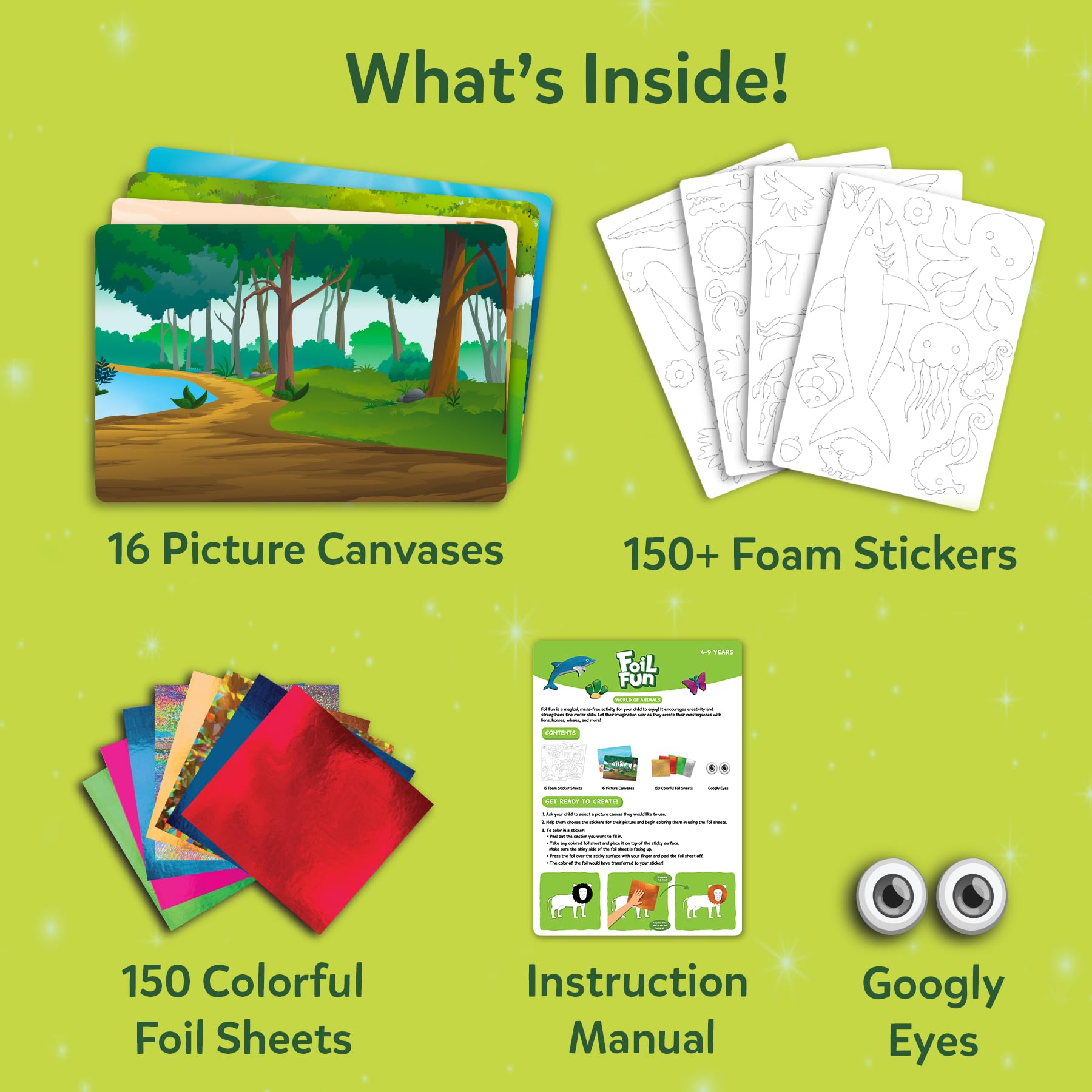 Skillmatics Foil Fun whale canvas inviting colorful foil details and storytelling
