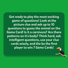 Skillmatics Guess in 10 Animal Picture Clues instruction manual included for easy setup.