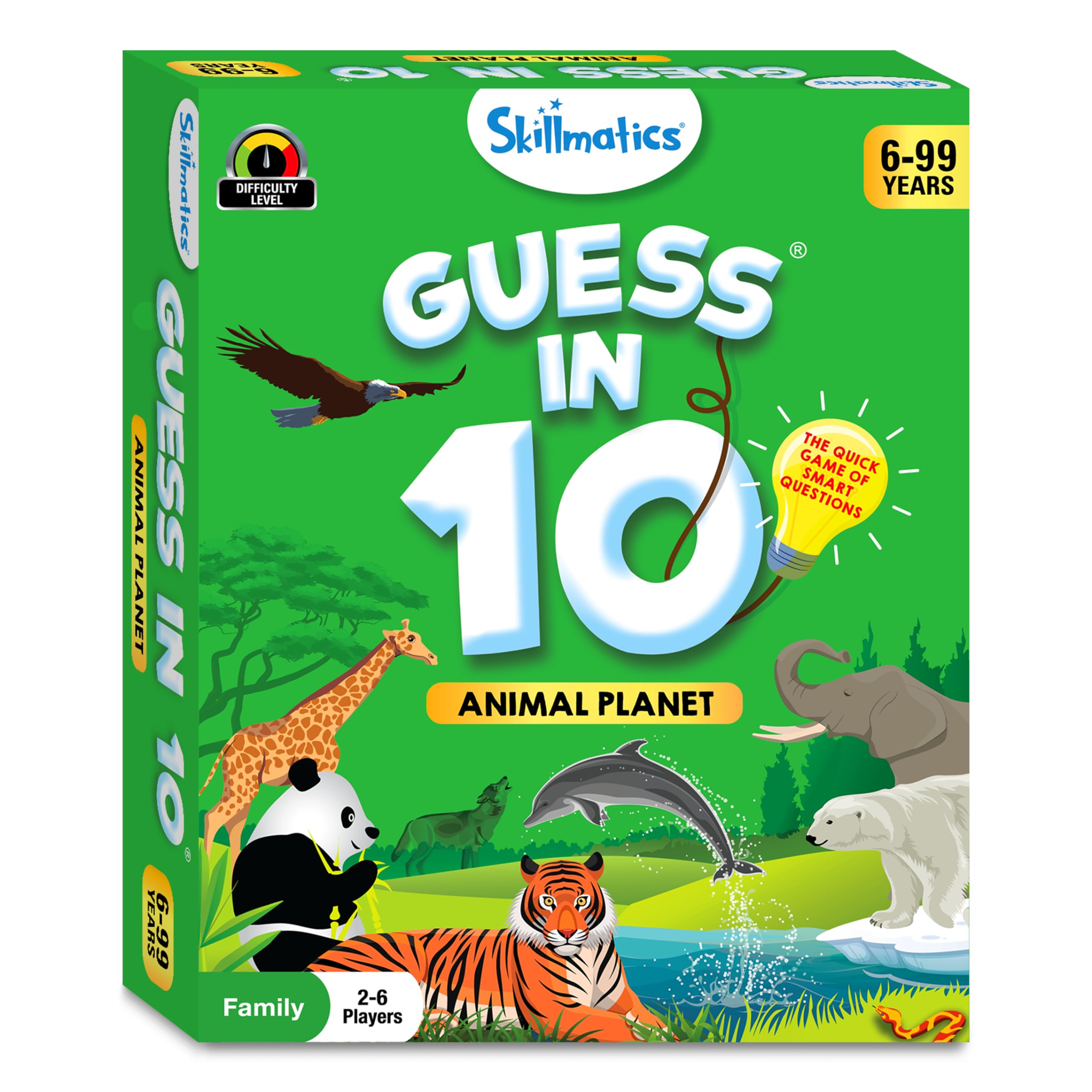 Skillmatics Guess in 10 Animal Planet playtime friendly for family game night
