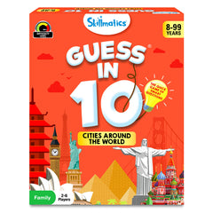 Skillmatics Guess in 10 Cities World Box: portable travel game for on-the-go learning