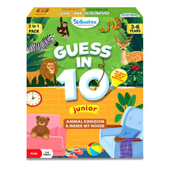 Skillmatics Guess in 10 Junior Animals cards boost early learning with animal prompts.