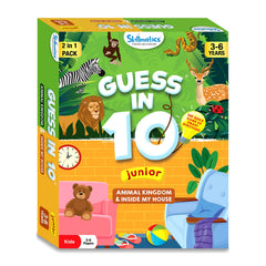 Skillmatics Guess in 10 Junior supports 2-6 players for social learning.