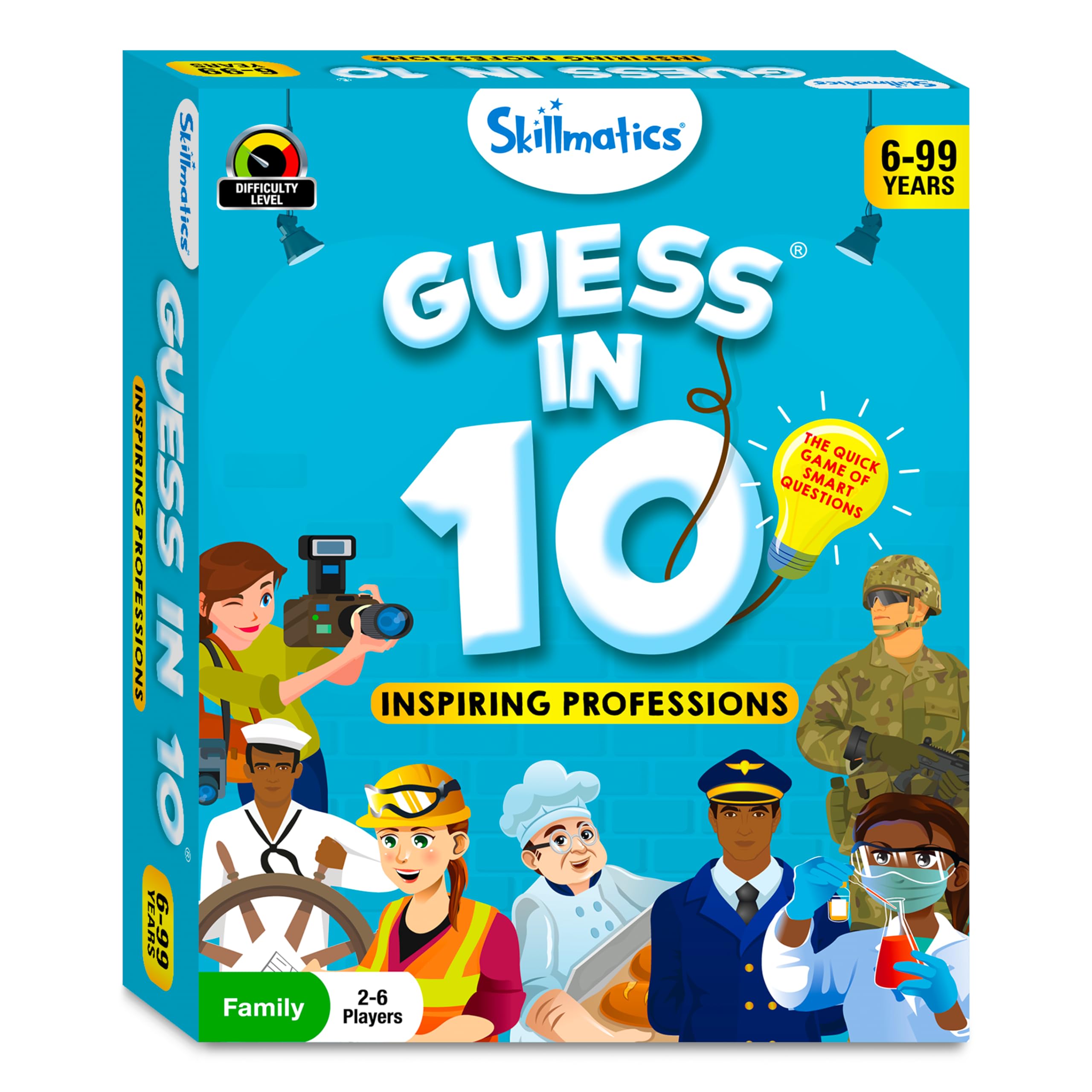 Quick setup of Skillmatics Guess in 10 Professions for fast-paced play