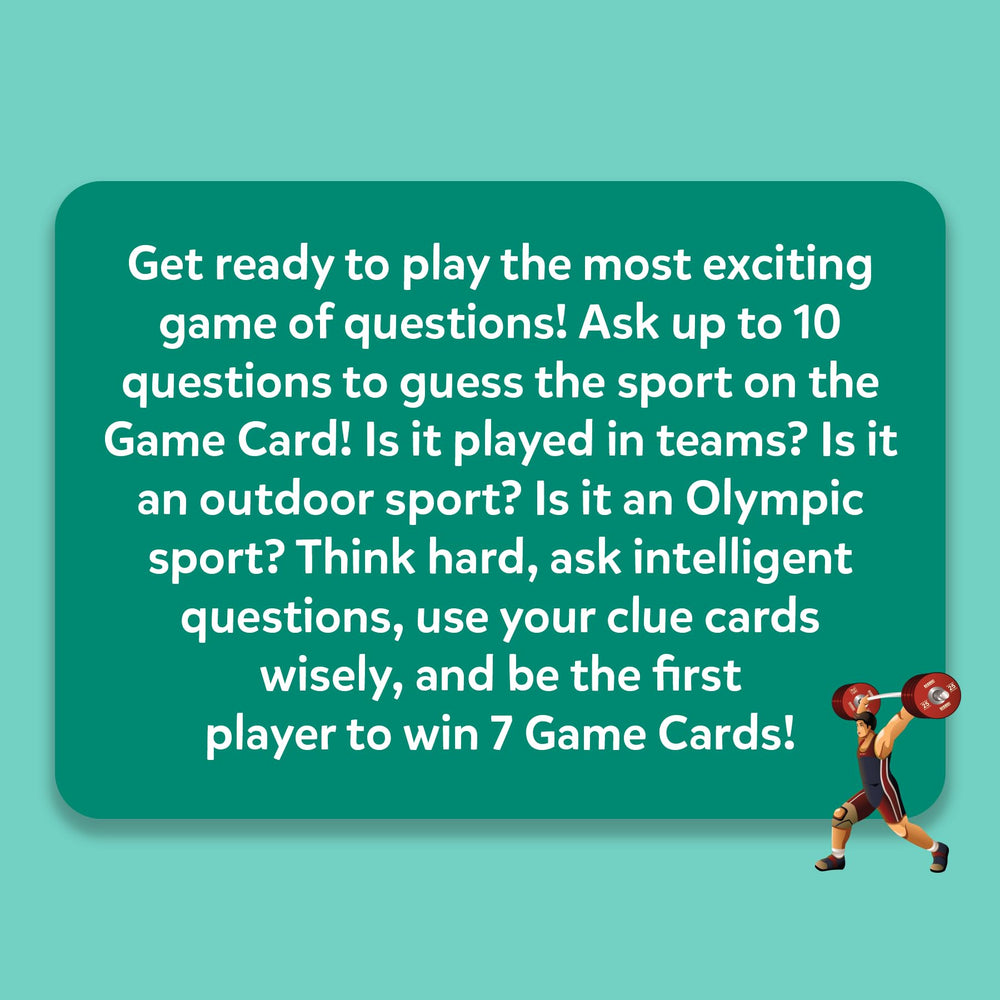 Skillmatics Guess in 10 Sports about 20 minutes per session for quick fun