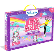 Skillmatics I Can Write Unicorns unicorn themed gift set for screen free education.