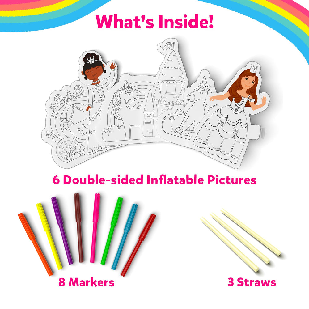 Skillmatics inflatable art coloring prints vibrant colors for creativity