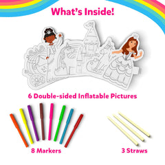 Skillmatics inflatable art coloring prints vibrant colors for creativity