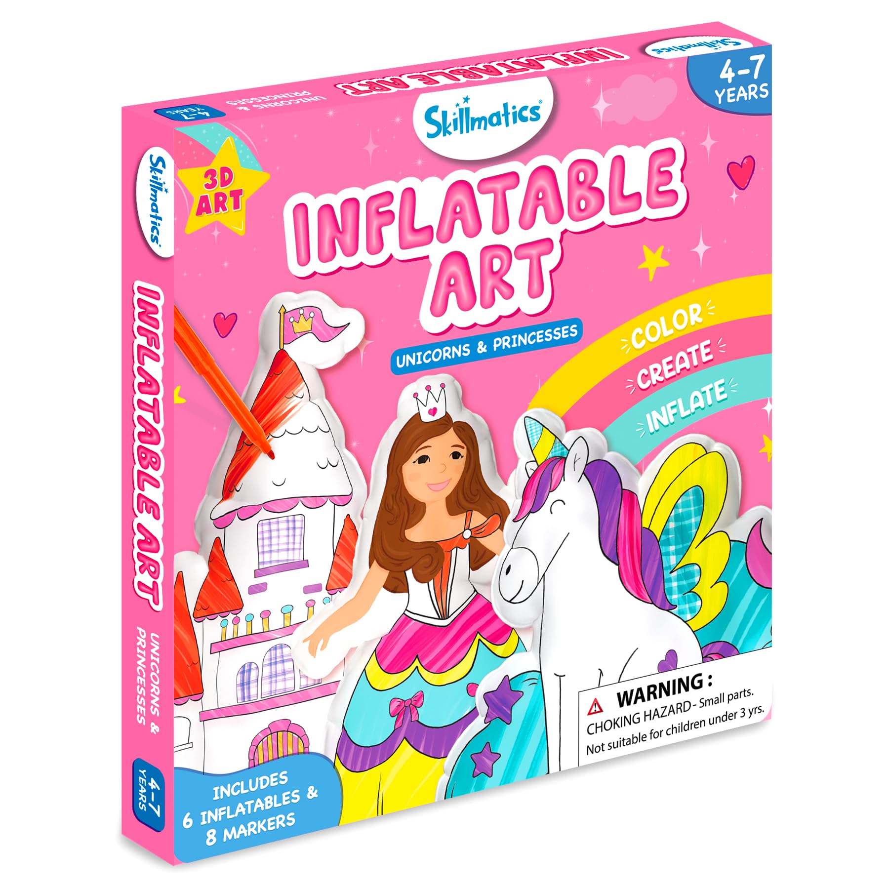 Skillmatics inflatable art gift for kids ages 4 to 7