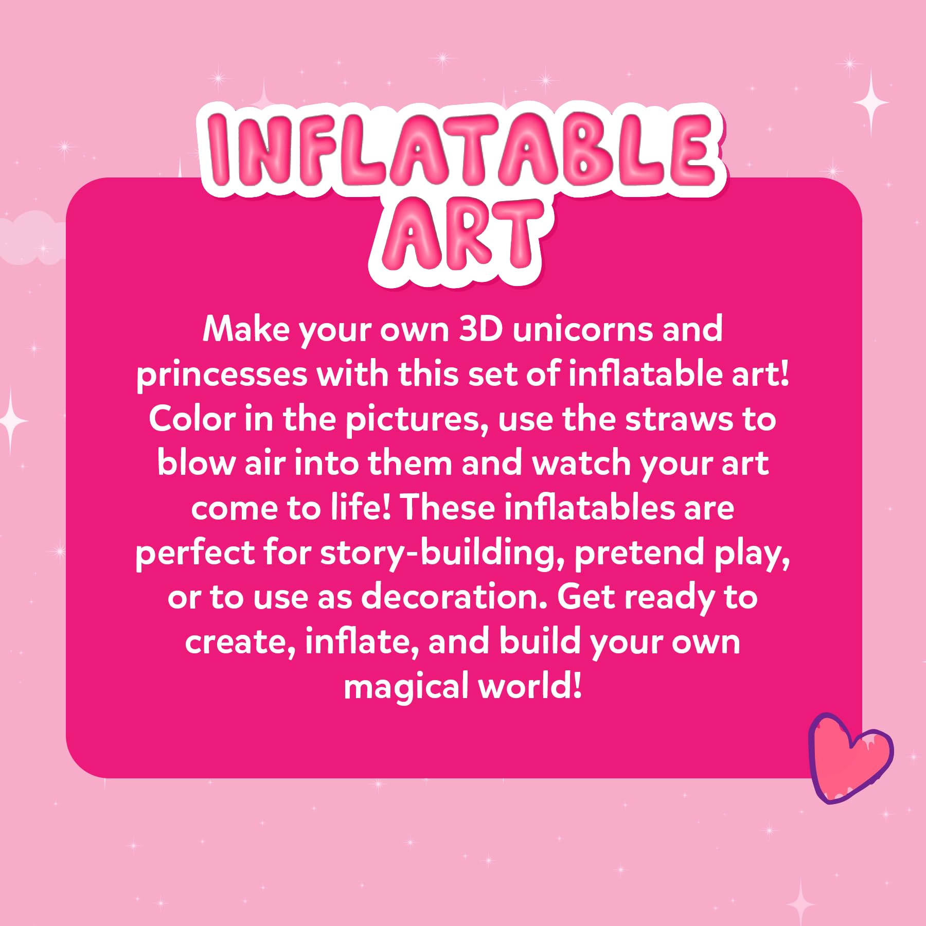 Skillmatics inflatable art mess-free play kit for portable fun