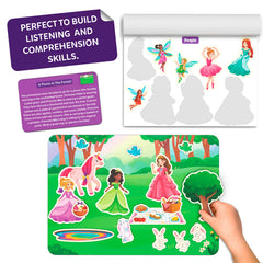 Skillmatics instruction manual outlines guided play ideas for parents and kids