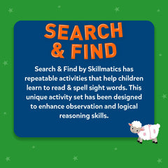 Skillmatics observation and reading activity supports attentive word finding practice