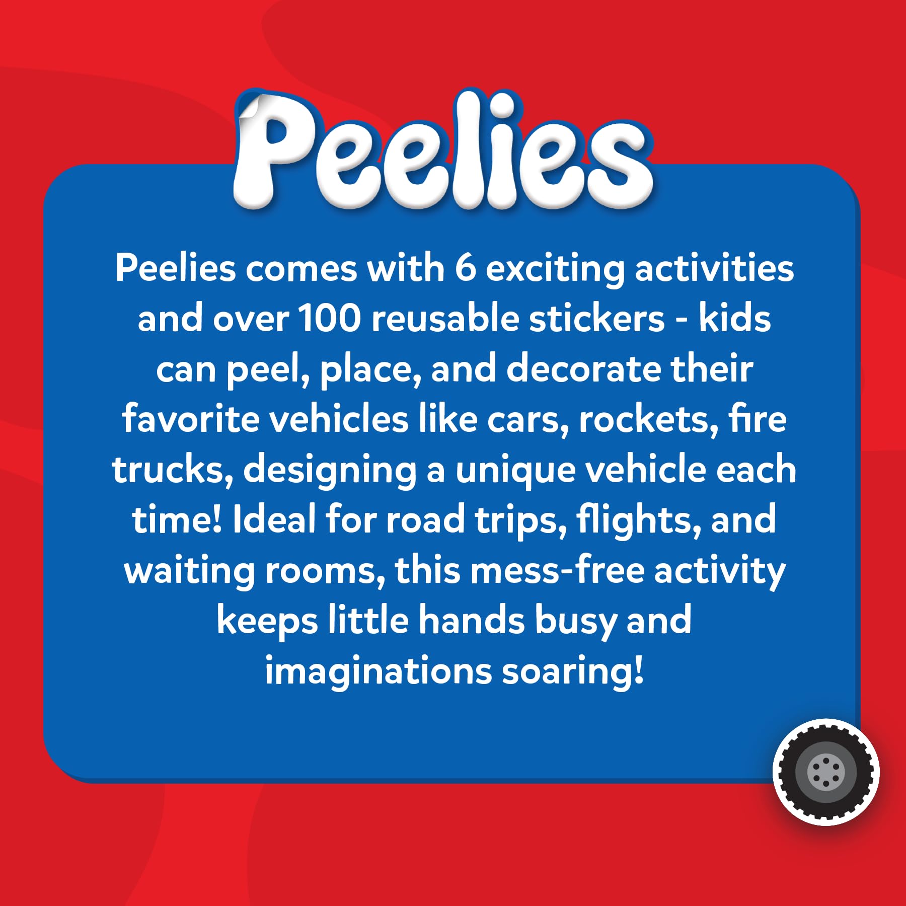 Skillmatics Peelies compact travel design fits flights, restaurants, and trips.