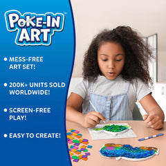 Skillmatics Poke-in Art 700+ fabric squares for vibrant crafting sessions.
