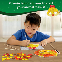 Skillmatics Poke-in Art wooden handles provide sturdy, durable mask hardware.