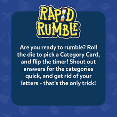 Skillmatics Rapid Rumble ages 6 and up visual - quick thinking for kids