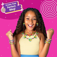 Skillmatics Roll-Up Beads Tropical Paradise bauble beads add colorful shine for playful designs