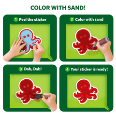 Skillmatics sand art picture boards fuel simple, step-by-step creativity.