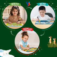Skillmatics Search and Find Animals achievement certificate motivates progress.
