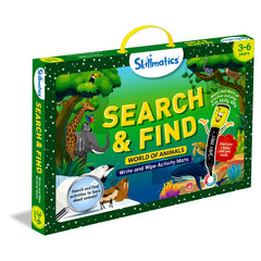 Skillmatics Search and Find Animals screen-free gift idea for ages 3-6.
