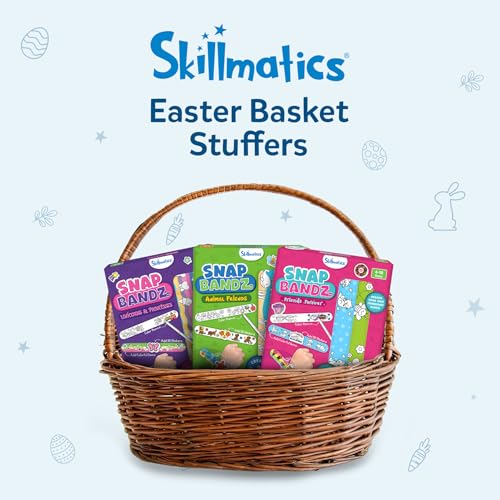 Foam animal stickers from Skillmatics Snap Bandz kit for centers