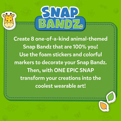 Screen-free fun with Skillmatics Snap Bandz crafting kit