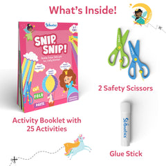 Skillmatics Snip Snip scissors close-up highlights child-safe design for beginners