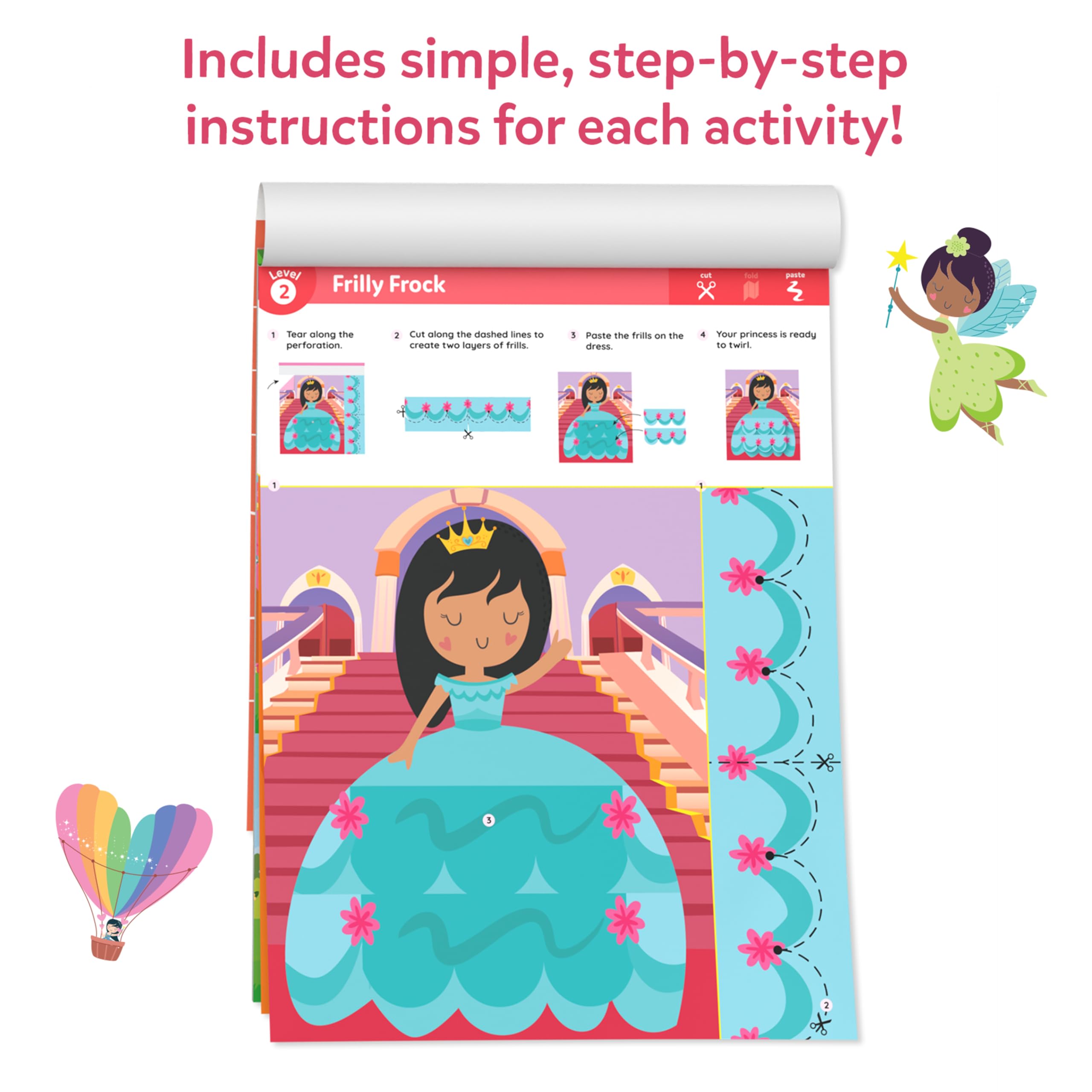 Skillmatics Snip Snip color crafts create playful, colorful paper masterpieces