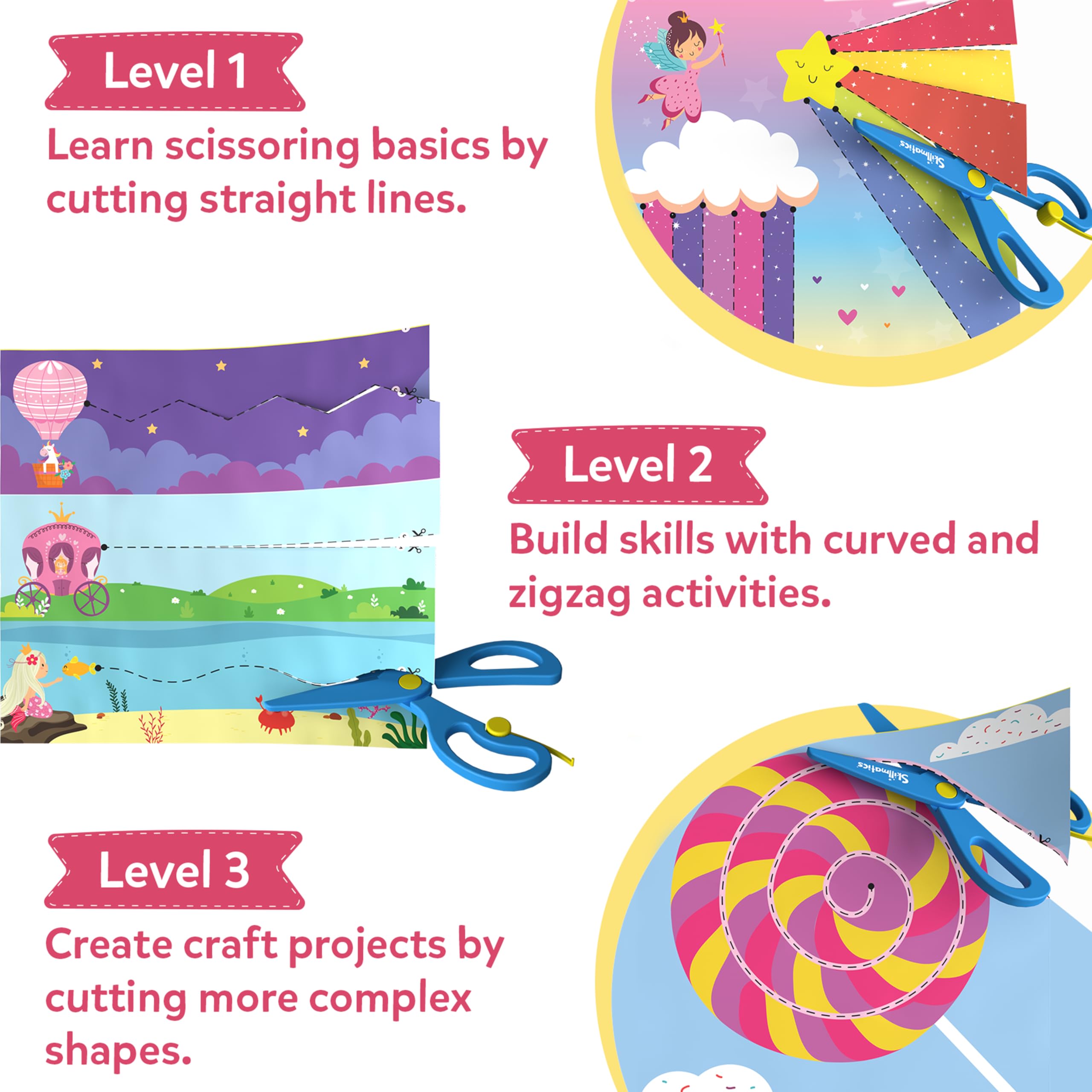 Skillmatics Snip Snip felt craft kit in use inspires hands-on creativity