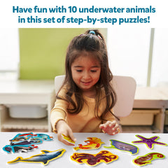 Skillmatics Step by Step Puzzles: 5-piece underwater puzzle encouraging extended focus.