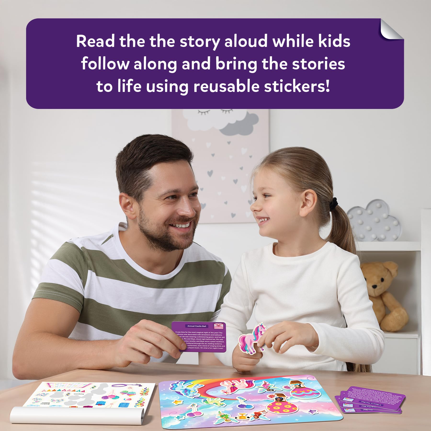 Skillmatics story cards set enabling guided read-aloud and sequencing